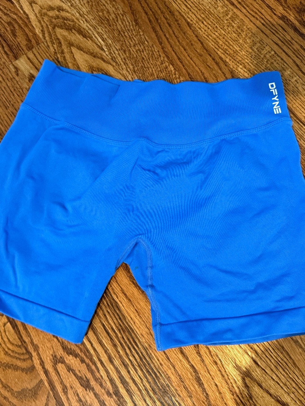 DFYNE Impact Shorts and Bra Set in Electric Blue